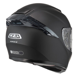 Casco NZI Eurus 4 Stream Duo Matt Black con Spoiler