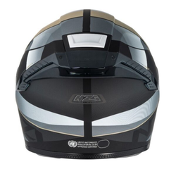 Casco NZI Eurus 4 Stream Duo Vanguard Black & Sand & Red & Tinted S Matt con Spoiler