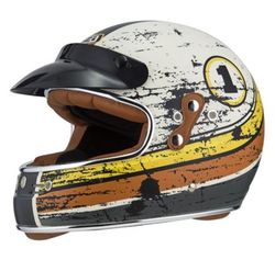 Casco nzi flat track 2 dirt