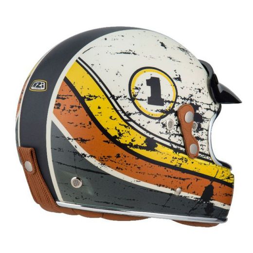 Casco nzi flat track 2 dirt