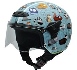 Casco nzi helix ii junior graphics animals