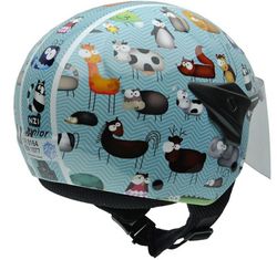 Casco nzi helix ii junior graphics animals