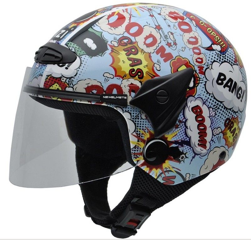 Casco nzi helix ii junior graphics boom