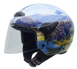Casco nzi helix ii junior graphics rex