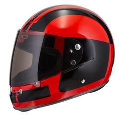 Casco nzi street track 4 graphics comando fluo red