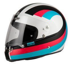 Casco nzi street track 4 waves white&black