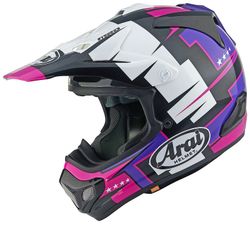 Casco Off Road Arai MX-V EVO - Battle - Morado