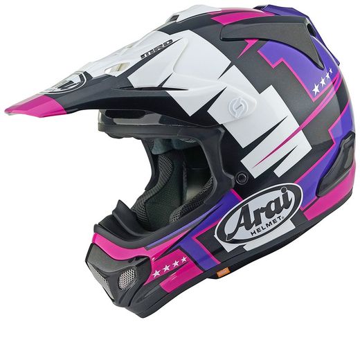 Casco Off Road Arai MX-V EVO - Battle - Morado
