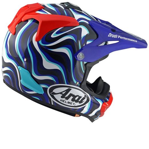 Casco Off Road Arai MX-V EVO - Stream - Azul
