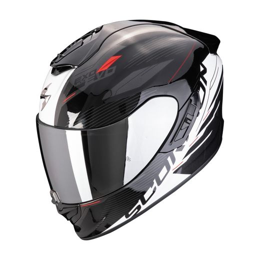 Casco Scorpio EXO-1400 Evo Air Luma negro blanco