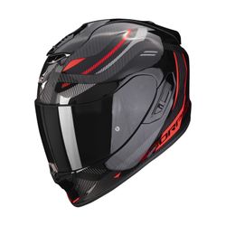 Casco Scorpion  EXO-1400 EVO CARBON AIR KYDRA Negro - Rojo