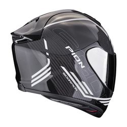 Casco Scorpion EXO-1400 EVO II Carbon Air Reika Negro-Blanco