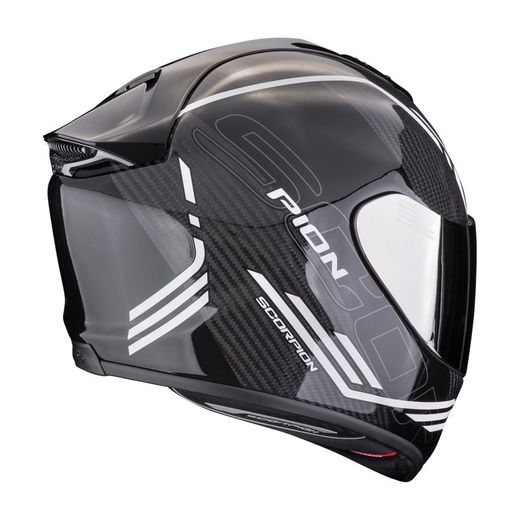 Casco Scorpion EXO-1400 EVO II Carbon Air Reika Negro-Blanco