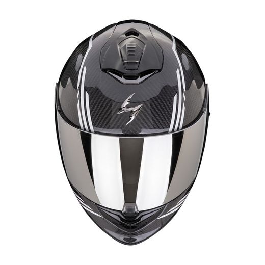 Casco Scorpion EXO-1400 EVO II Carbon Air Reika Negro-Blanco