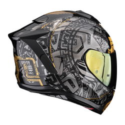 Scorpion EXO-1500 AIR APUS Negro-Gris-Oro