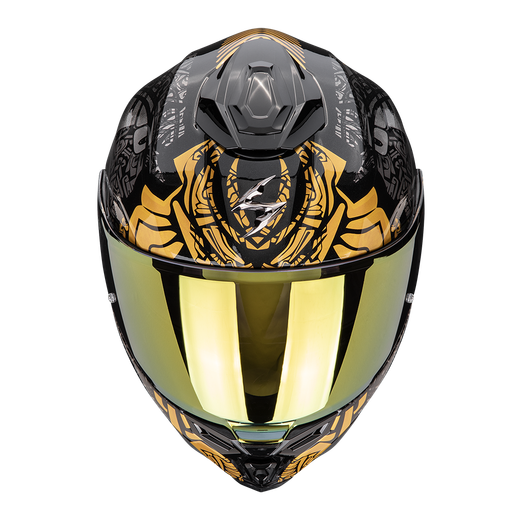 Scorpion EXO-1500 AIR APUS Negro-Gris-Oro