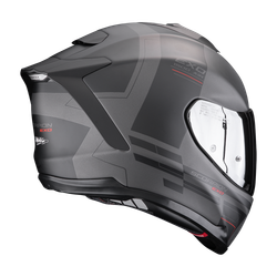 Scorpion EXO-1500 AIR DUAL Plata Mate-Negro-Rojo