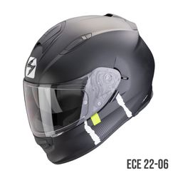 Casco Scorpion EXO-491 CODE Negro mate-Plata