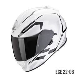 Casco Scorpion EXO-491 KRIPTA Blanco-Negro