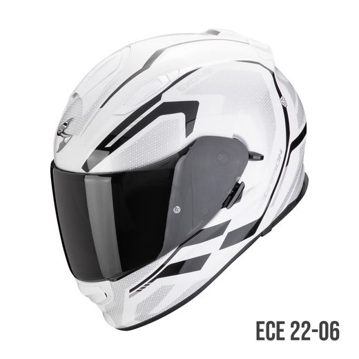 Casco Scorpion EXO-491 KRIPTA Blanco-Negro