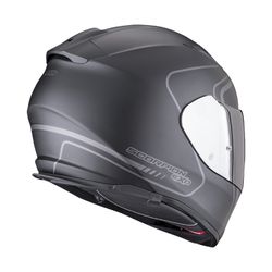 Casco Scorpion EXO-491 WEST Mate negro-plata