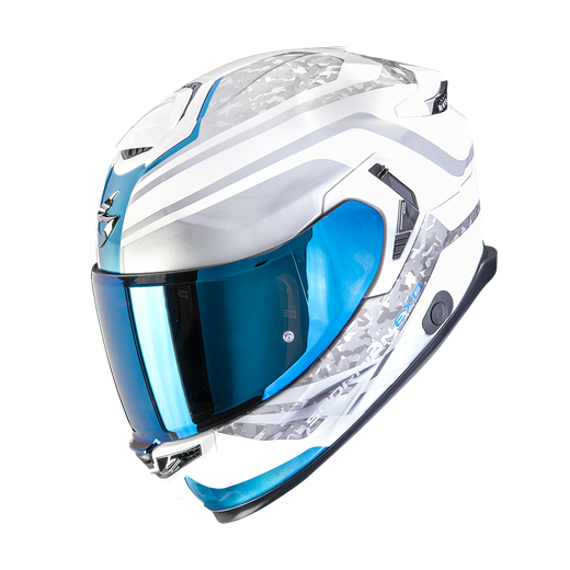 Casco Scorpion EXO-GT SP Air Arten White & Blue