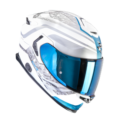 Casco Scorpion EXO-GT SP Air Arten White & Blue