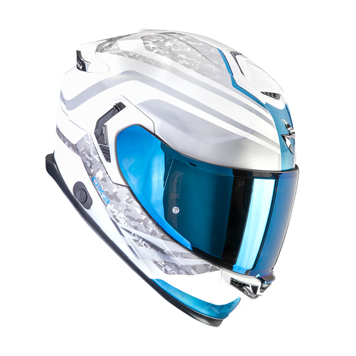 Casco Scorpion EXO-GT SP Air Arten White & Blue