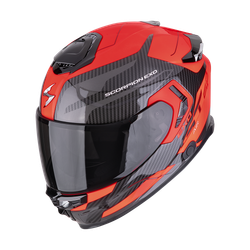 Casco Scorpion EXO-GT SP AIR FLEX Negro-Neon Rojo