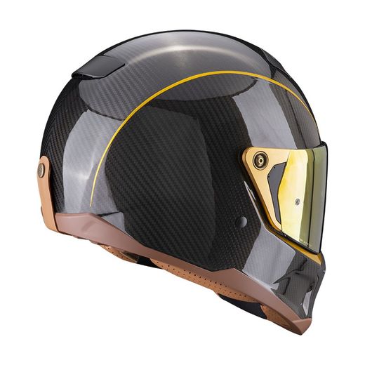Casco Scorpion EXO-HX1 CARBON SE Negro-Oro ECE 22-06