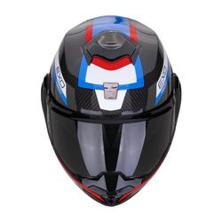 Casco Scorpion EXO-TECH EVO CARBON COSY Negro-Azul-Rojo