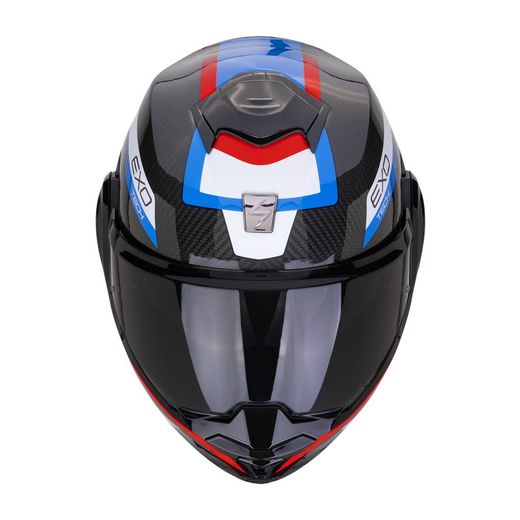 Casco Scorpion EXO-TECH EVO CARBON COSY Negro-Azul-Rojo