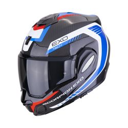 Casco Scorpion EXO-TECH EVO CARBON COSY Negro-Azul-Rojo