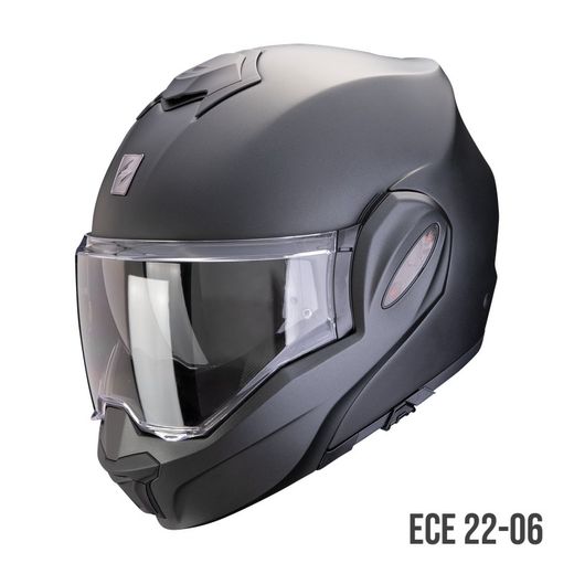 Casco Scorpion EXO-TECH EVO PRO Negro mate perlado.