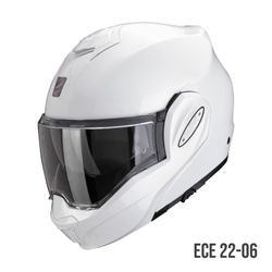 Casco Scorpion EXO-TECH EVO PRO Solid Blanco.