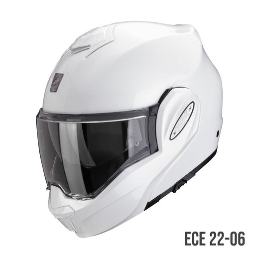 Casco Scorpion EXO-TECH EVO PRO Solid Blanco.