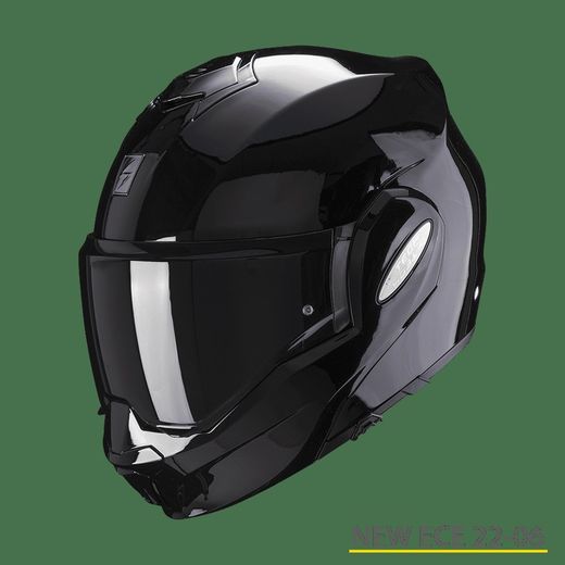 Casc Scorpion EXO-TECH EVO Solid negre Brillo