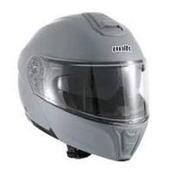 Casco Unik Neptune Gris mate Modular en fibra