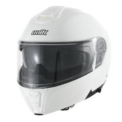 Casco Unik Neptune Blanco -Modular -Fibra
