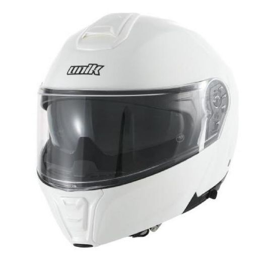Casco Unik Neptune Blanco -Modular -Fibra