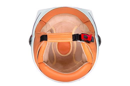 Casco Zeta 2 Ágatha Ruiz de La Prada Lunar Rosa Brillante Perlado