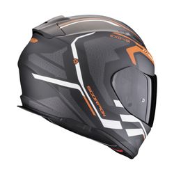 Cascol Scorpion EXO-491 KRIPTA Negro mate-Naranja-Blanco