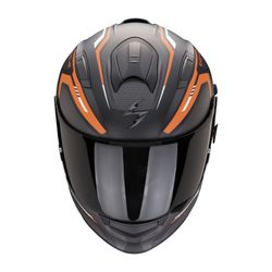 Cascol Scorpion EXO-491 KRIPTA Negro mate-Naranja-Blanco