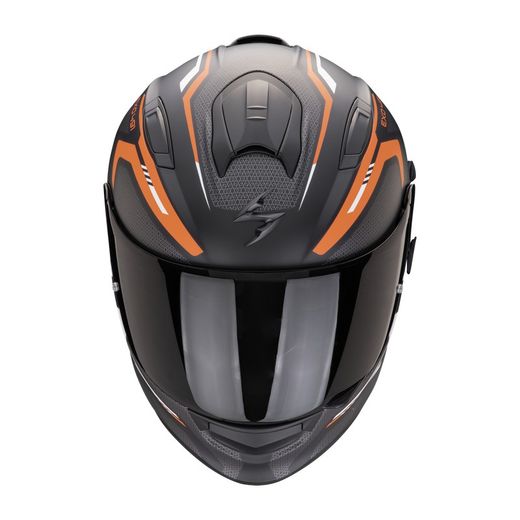 Cascol Scorpion EXO-491 KRIPTA Negro mate-Naranja-Blanco