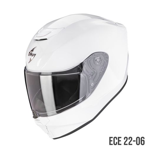 Casco Scorpion Junior EXO-JNR AIR SOLID Blanco