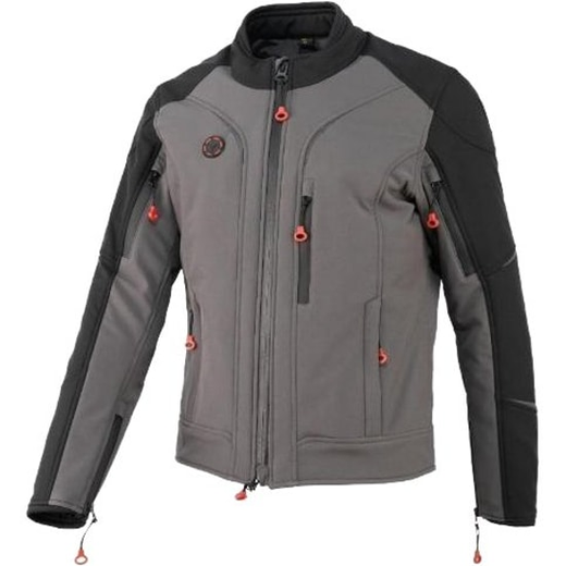 Cazadora de Moto Soft Shell | Invierno (Nivel 4) | Impermeable HIPORA® | Protecciones Flexishock Nivel 1