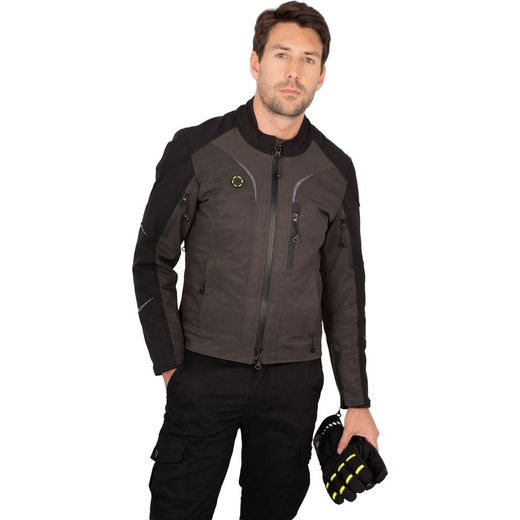 Chaqueta de Moto By City Soft Shell | Invierno (Nivel 4) | Impermeable HIPORA® | Protecciones Flexishock Nivel 1