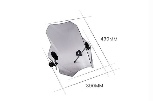 MT07 21> PARABRIS. MODELO BAT MT07
