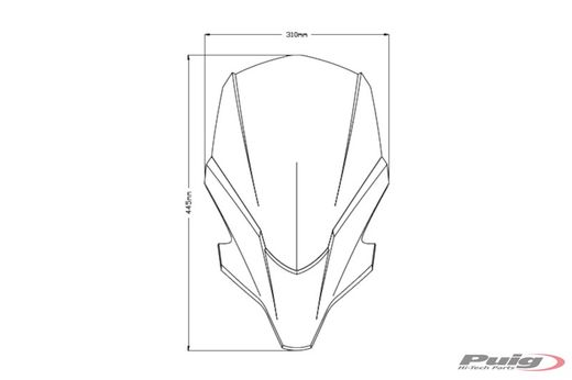 Parabrisas TOURING YAMAHA MT-07 21>