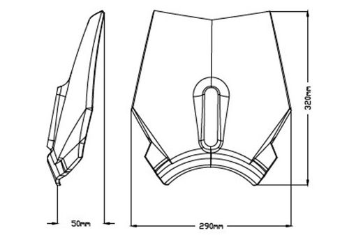 Husqvarna SVARTPILEN 701 19>21  Parabrisas Sport